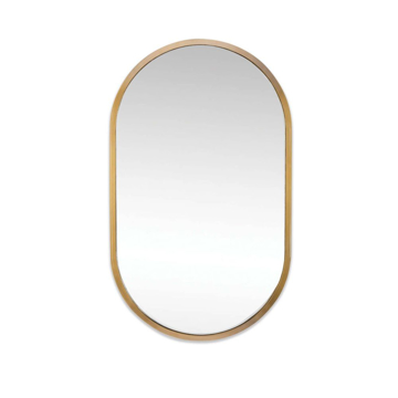 Picture of CANAL MIRROR, NAT. BRASS