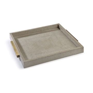 Picture of SQUARE SHAGREEN BOUTQ TRAY, IV