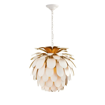 Picture of CYNARA MED CHANDELIER, WHT-G