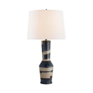 Picture of ALTA TABLE LAMP, SAND/BLK