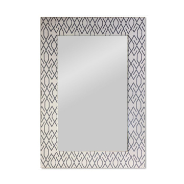 Picture of BREWSTER UPHOLSTERED MIRROR