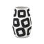 Picture of PAGLIACCI B&W VASE, LARGE