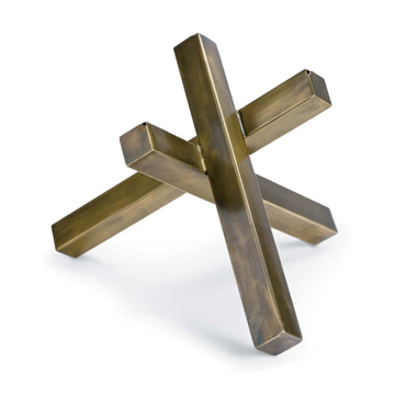 Picture of INTERSECTING SCULPTURE BRASS