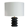 Picture of ACCORDION TABLE LAMP, EBONY