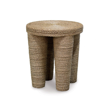 Picture of WRAPPED ROPE FOOTED STOOL