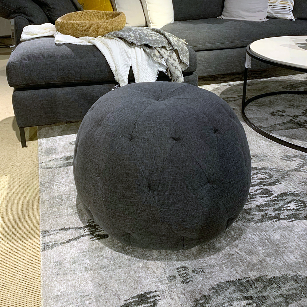 POUF 26IN ROUND OTTOMAN