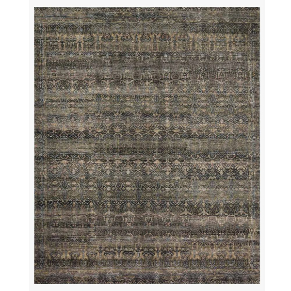 Picture of AMARA RUG, CHARCOAL/LAGOON