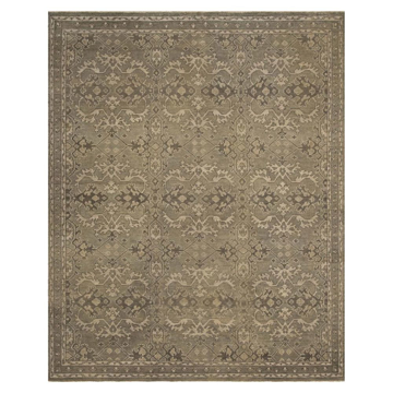 Picture of HEIRLOOM RUG, AQUA/STONE