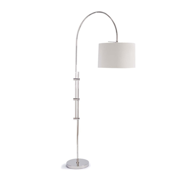 Picture of ARC FLOOR LAMP, POL NICKEL