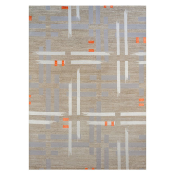 Picture of NEPALESE RUG, BR/BE/GR 8X10