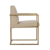 Picture of ASHTON ARM CHAIR, SATIN BRASS