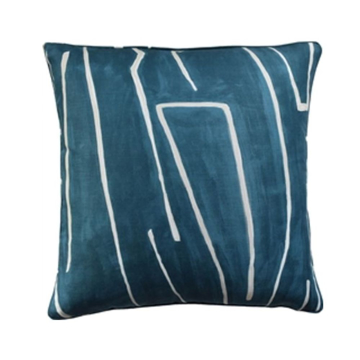 Picture of GRAFFITO PILLOW, 22X22, TEAL