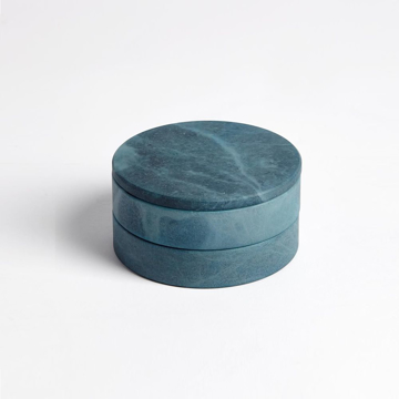 Picture of ALABASTER SWIVEL BOX, BLUE
