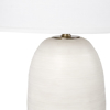 Picture of RIVOLI LEATHER TABLE LAMP, WHT