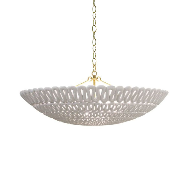 Picture of PIPA BOWL CHANDELIER, GOLD