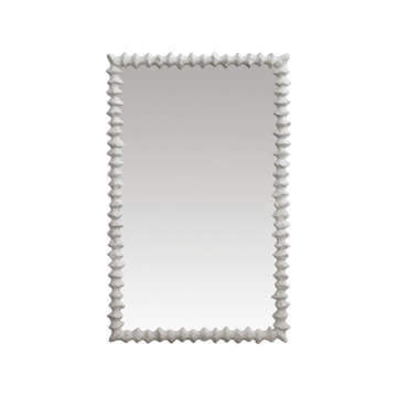 Picture of CLYDE MIRROR, SMALL WHITE