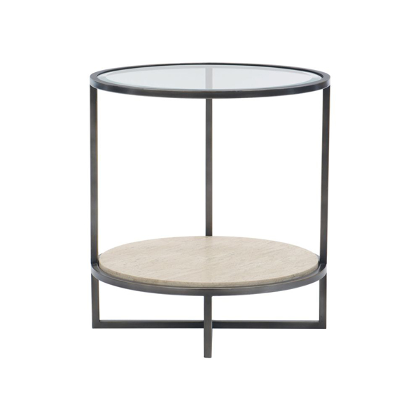 Picture of HARLOW METAL ROUND END TABLE