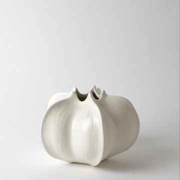 Picture of STAR FRUIT VASE - SM, WHITE