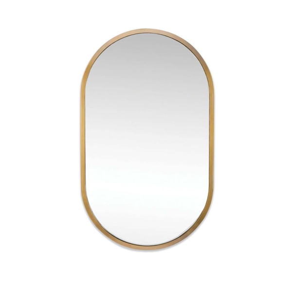 Picture of CANAL MIRROR, NAT. BRASS