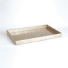 Picture of CHAMPAGNE SILVER LEAF TRAY, LG
