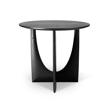 Picture of GEOMETRIC SIDE TABLE, BLK OAK