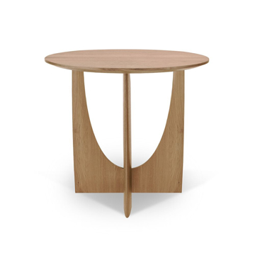 Picture of GEOMETRIC SIDE TABLE, OAK