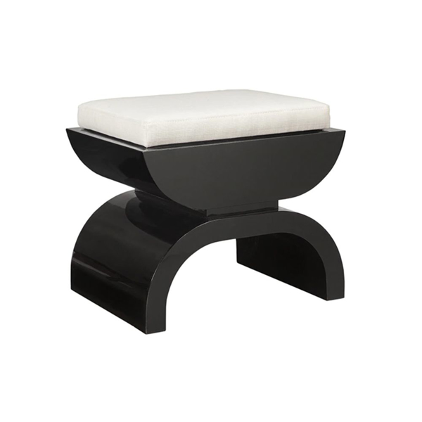 Picture of BIGGS STOOL, BLACK LAQ.