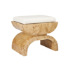 Picture of BIGGS STOOL, BURL WOOD