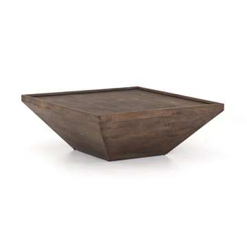 Picture of DRAKE COFFEE TABLE, AGED BROWN