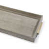 Picture of RECTANGLE SHAGREEN TRAY, IVORY