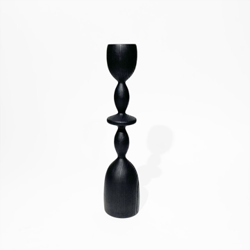 Picture of WHIMSY BLACK CANDLEHOLDER,MED