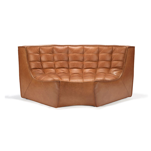 Picture of LEATHER SECTIONAL-RD CORNER,OS