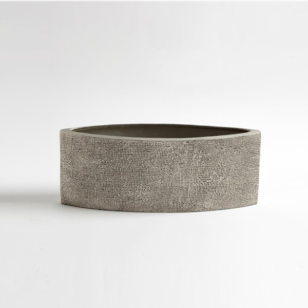Picture of HEMP ETCHED PLANTER, NICKEL