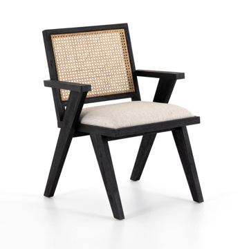 Picture of FLORA DINING CHAIR, MATTE BLK