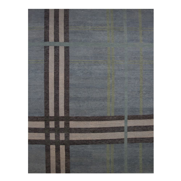 Picture of HIGHLAND PLAID RUG, BLUE 9X12