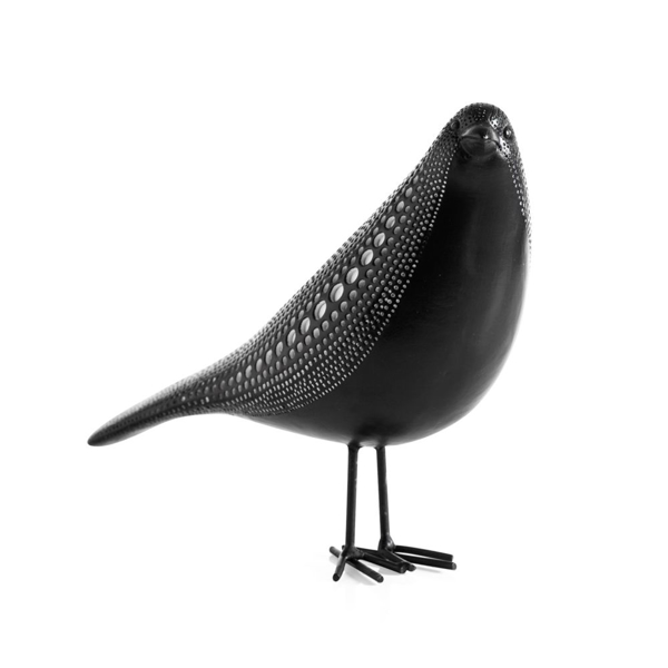 Picture of DEBOSSED DOTTED STD'G BIRD,BLK