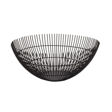 Picture of RIB METAL WIRE BOWL, BLACK