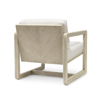 Picture of BERGEN LOUNGE CHAIR, VINT WHT