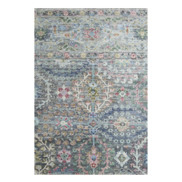 Picture of KARABAGH RUG, GR/BL/RD 8X10