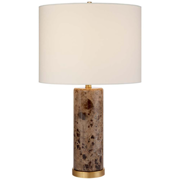 Picture of CLIFF TABLE LAMP, BROWN MARBLE