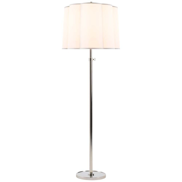 Picture of SIMPLE FLOOR LAMP SLVR SCLP SH