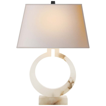 Picture of RING FORM LG TABLE LAMP, ALB