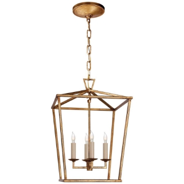 Picture of DARLANA SMALL LANTERN, GILD