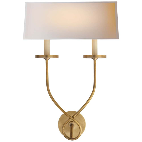 Picture of SYMMETRIC TWIST DOUBLE SCONCE