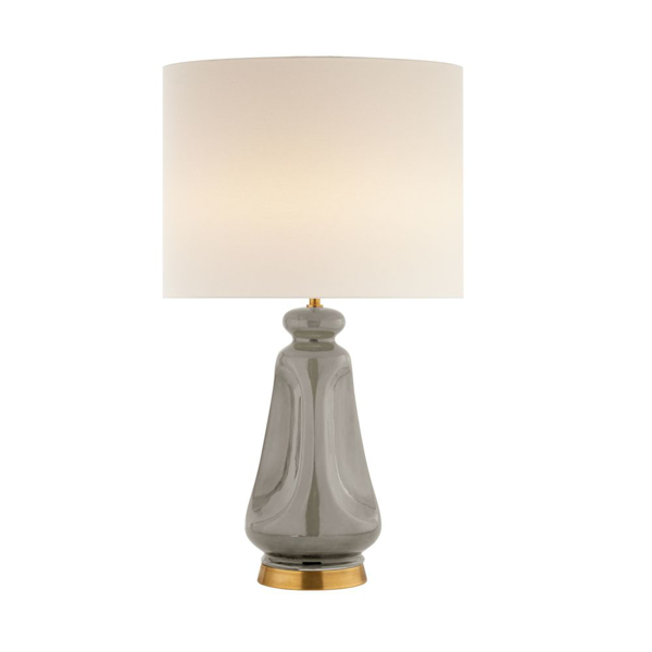 Picture of KAPILA TABLE LAMP, SHELL GREY