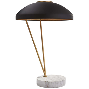 Picture of COQUETTE TABLE LAMP, AB/BLK