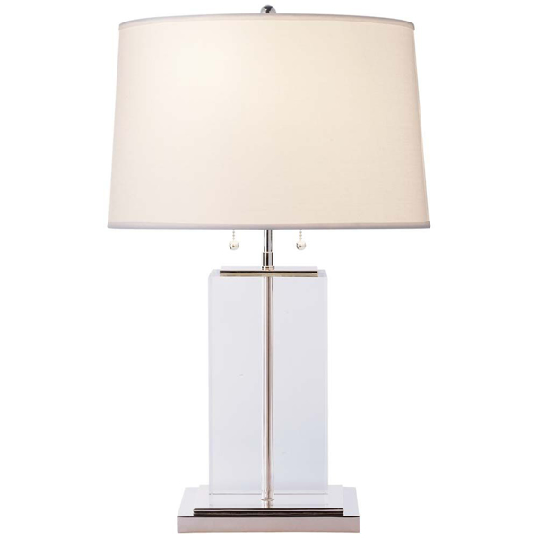 Picture of LARGE CRYSTAL BLOCK TABLE LAMP
