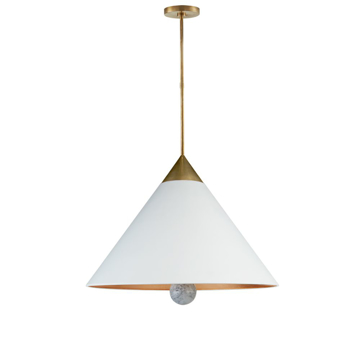 Picture of CLEO LG PENDANT, AB-WM-WHT