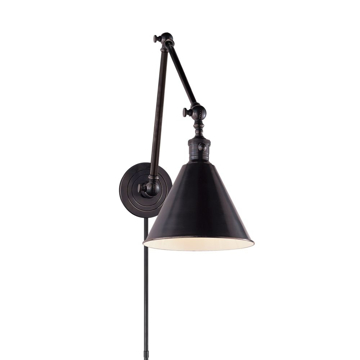 Picture of BOSTON DOUBLE ARM LIB LAMP, BZ