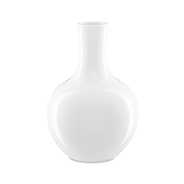 Picture of IMPERIAL WHITE GOURD VASE, LG